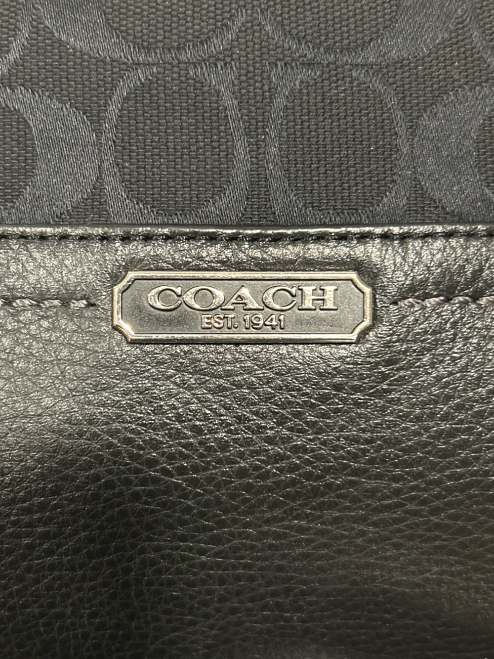 Coach Park Hobo Shoulder Bag Work Tote W Crossbody Strap Matching Wallet BUNDLE - Picture 4 of 8
